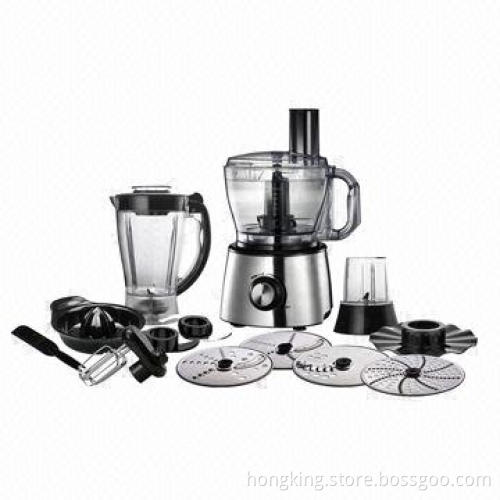 Food Processor with Blender, Mixer, Whisk, Egg Beater, Mincer, Chopper, Food Slicer & Juice Function